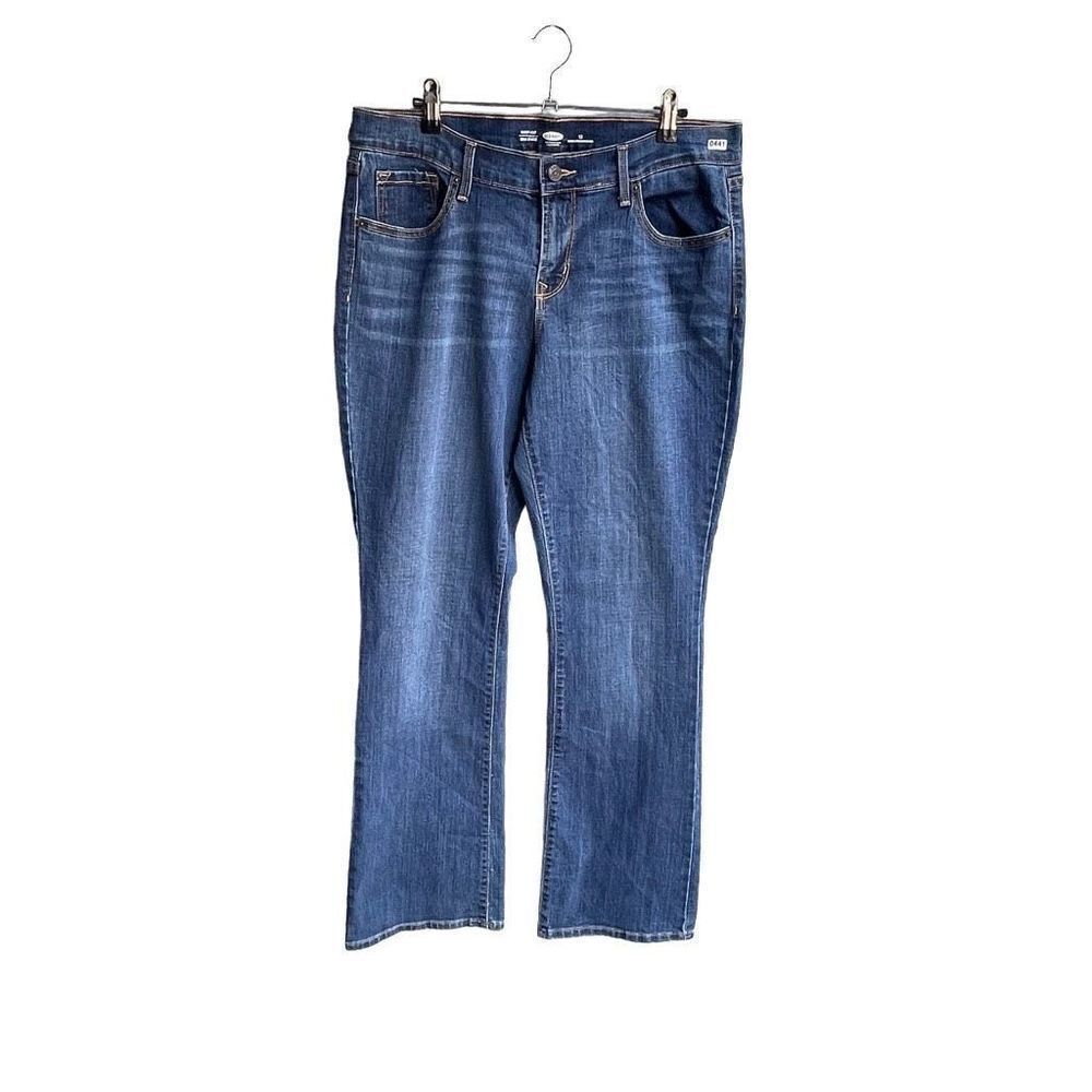 Old Navy Bootcut Jeans 12 Women’s Dark Wash Gently Used [#0441]